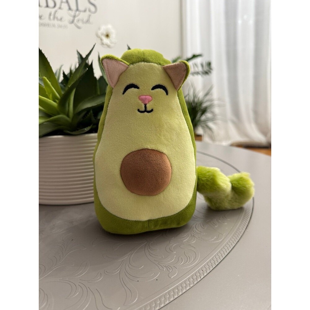 Douglas Avagato Cat Avocado Macaroon Plush Stuffed Animal 8”